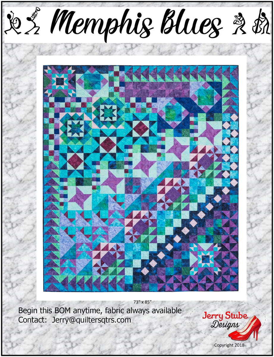 Memphis Blues pattern – The Quilters Quarters